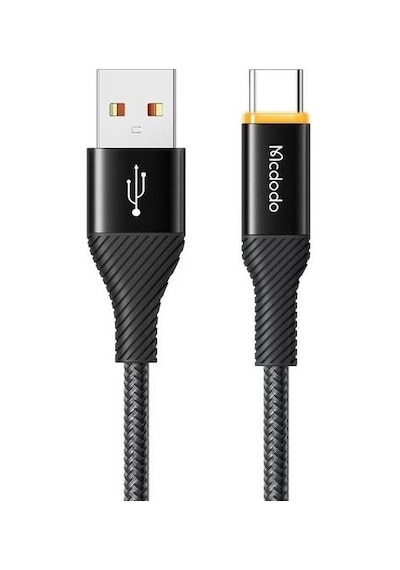 Mcdodo CA-2380 TypeC 100W 5A Power Off Hızlı Data Şarj Kablo 1.2m-Siyah