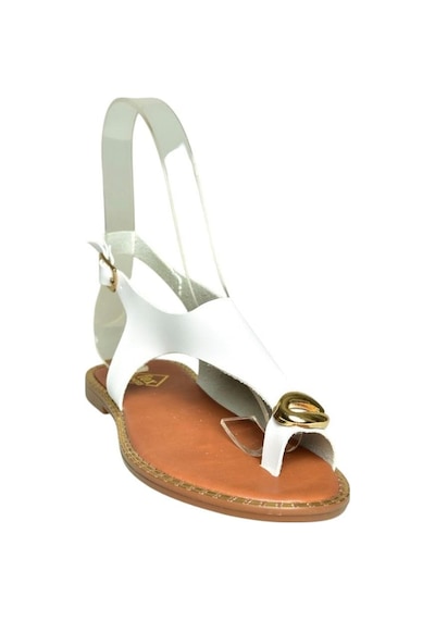 Fox Shoes U652227109 Beyaz Kadın Sandalet Beyaz-suni Deri