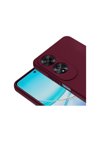 Oppo A60 Kılıf Yumuşak Silikon Kamera Korumalı Lansman Pazarplus Lila