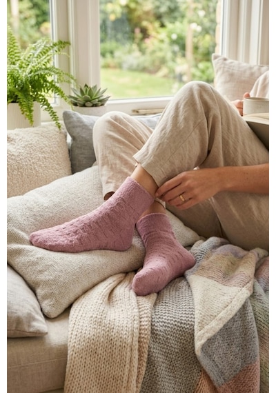 Socketta Kadın Yumuşak Dokulu Desenli Bambu Havlu Patik Çorap 6 Farklı Renkli Premium Set Bordo-lacivert-violet-bej-coral-gri Socketta Kadın Yumuşak Dokulu Desenli Bambu Havlu Patik Çorap 6 Farklı Renkli Premium Set Bordo-lacivert-violet-bej-coral-gri
