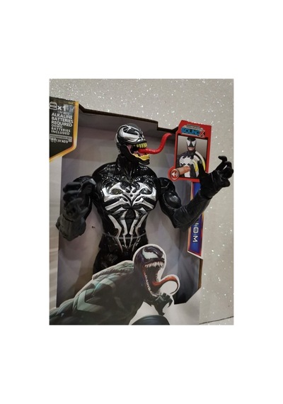 Sesli Işıklı Avengers Yenilmezler Karakter Figür Oyuncak Venom Siyah 30 Cm Kl-8818