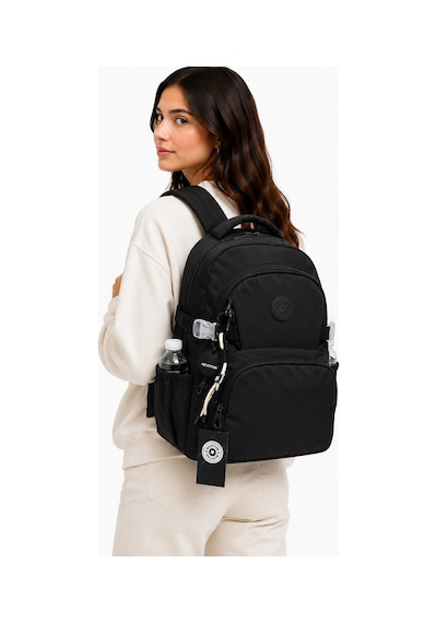 Okul Çantası Suya Dayanıklı Kumaş Unisex Okul Sırt Çantası Siyah 34500