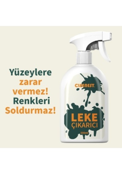 Cleenest Çok Amaçlı Leke Çıkarıcı %100 Doğal Sprey 500 ML