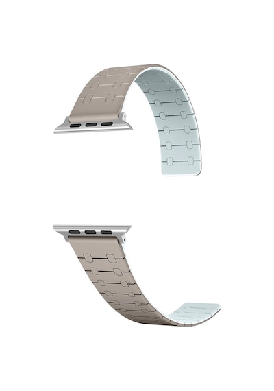 Apple Uyumlu  Watch Ultra Ultra2 49mm Redclick Krd-111 Çizgili Desenli Ultra Hafif Silikon Kordon