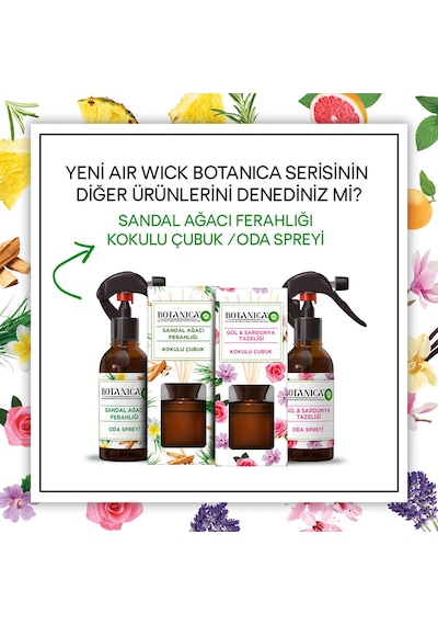 Air Wick Botanica Gül & Sardunya Tazeliği Çubuklu Oda Kokusu 80 ML