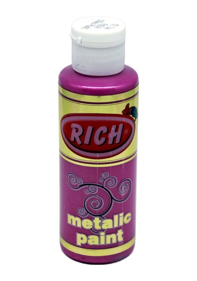 Rich Metalik Akrilik Boya 0744 Fuşya 130 Cc