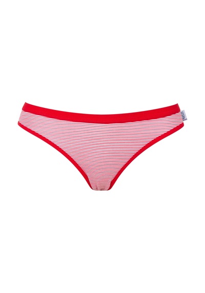 U.S. Polo Assn. U.s Polo Assn. 66425 Kadın Pamuklu 3'lü Slip Külot-lacivert&kırmızı&lacivert Çok Renkli