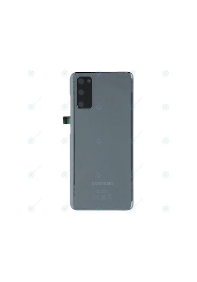 Byr Samsung Galaxy S20 Uyumlu Arka Pil Kapağı Sm-g980f Sm-g981b Lens Hariç - Füme Koyu Gri
