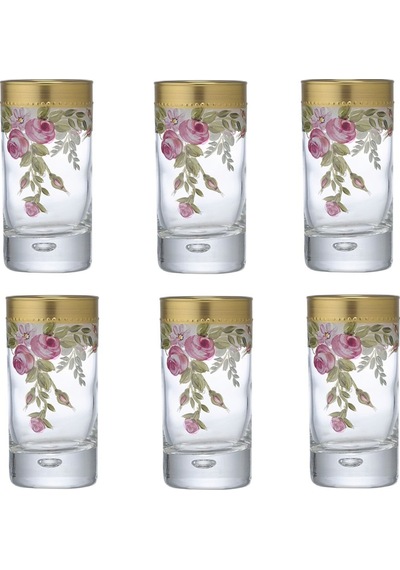 Pasabahce Nevbahar Footless Glass Cup 6 Pcs - 1 Adet Cok Renkli
