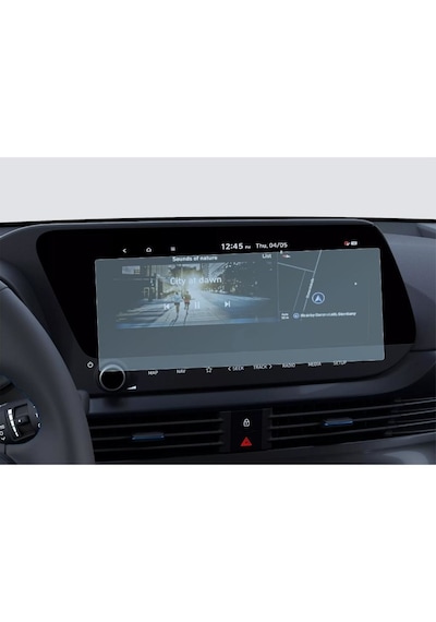 Hyundai İ20 Uyumlu 10.25 İnç Multimedya Ekran Koruyucu Nano Şeffaf 9H Nano Ekran Koruyucu