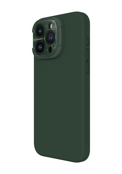 Nillkin Apple Uyumlu iPhone 15 Pro Max Stand Özellikli Lens Koruyuculu Lansman Kılıf Yeşil