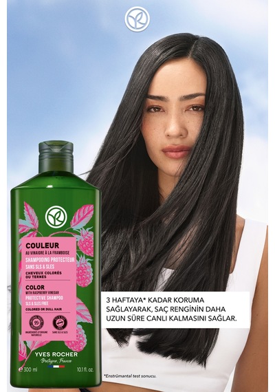 Yves Rocher Renk Koruyucu Şampuan - Boyalı Saçlar / Couleur - Sls,sles İçermez , Vegan -300ml