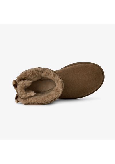 Ugg W Classic Mini Bailey Bow İi Kadın Kahverengi Bot 1016501