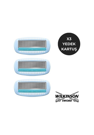 Wilkinson Sword Hydro Silk Kadın Tıraş Bıçağı Kartuşu 5 Bıçaklı 3 Yedek Kartuş