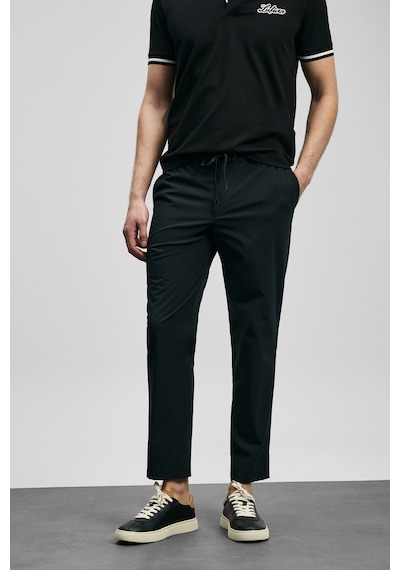 Lufian Eron Smart Erkek Chino Pantolon Slim Fit Siyah Siyah 111190360100100