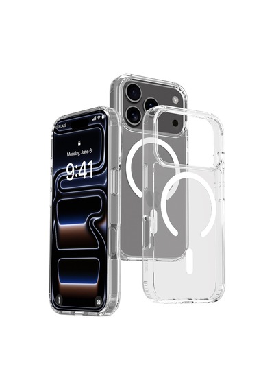 Buff Apple iPhone Uyumlu 18 Pro /17 Pro Magsafe Air Hybrid Kılıf Şeffaf