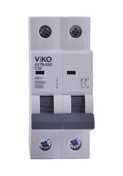 Viko 4vtb-2c32 Otomatik Sigorta 4,5ka C Tipi 2 Kutup 32a 10