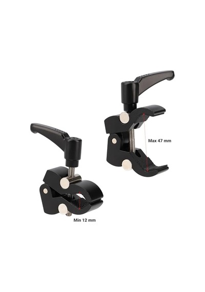 Çok Fonksiyonlu Kelepçe Super Clamp Tutucu, 47 Mm'ye Kadar Borular, Masalar Ve Tripodlar İçin Diğer