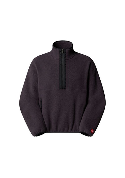The North Face M Tnf Red Box 1/2 Zıp Fleece Unisex Outdoor Çeyrek Fermuarlı Polar Sweatshirts Nf0a8egc0sa1 Gri