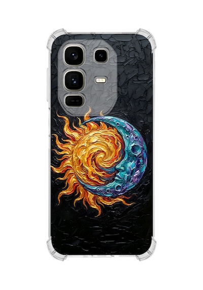Printify Infinix Note 50 Pro İle Uyumlu Şeffaf Silikon Kılıf Uv Baskılı Esnek Tpu Kapak Sıcak Ve Soğuk No4
