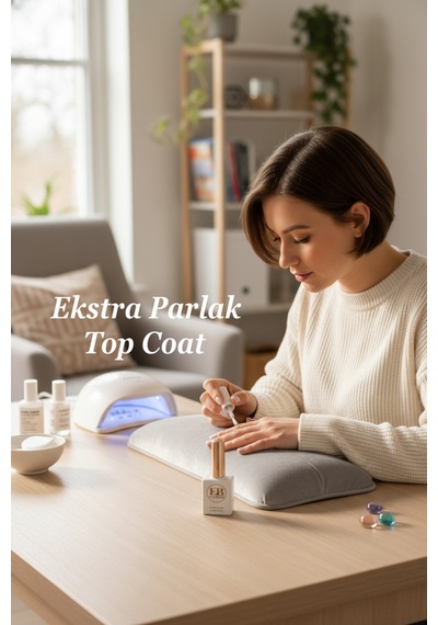 Ekstra Parlak Top Coat 15ml - Kalıcı Oje Ve Protez Tırnak Super Shine Top Kat - Tpo İçermez Extra Parlak