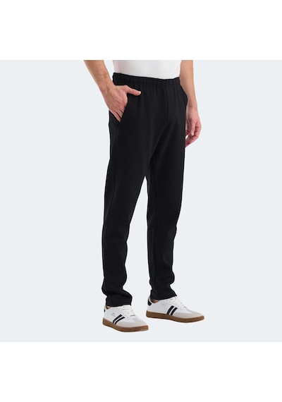 Slazenger VALDIS Erkek Cepli Siyah Eşofman Altı