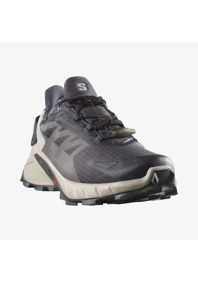 Salomon Supercross 4 Gore-tex Kadın Koşu Ayakkabısı Nine Iron L47976100 Gri