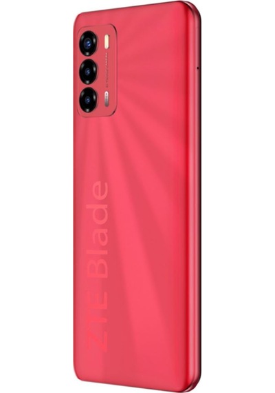 Zte V40 Vita Kırmızı Arka Kapak Batarya Kapağı Pil Kapağı Kırmızı