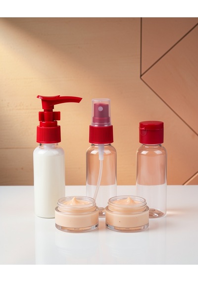 30 Ml 5'li Seyahat Banyo Şişesi Seti Sızdırmaz