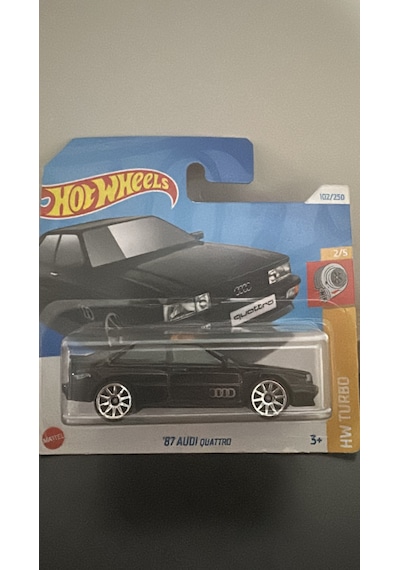 Hot Wheels 87 Audi Quatro Siyah