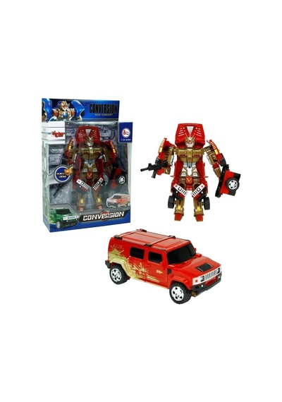 Hw-899-1-2-5 Kut. Dönüşebilen Robot Jeep 1:24 -vrd