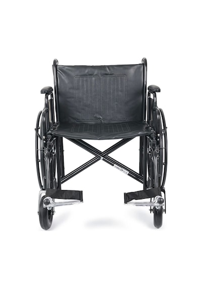 Tekerlekli Sandalye Xxl 60 Cm, Refakatçi Frenli, Çelik Gövde, 180kg Kapasiteli Dm-312