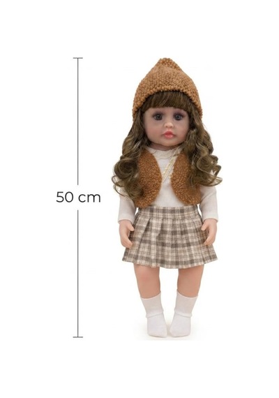 Emzikli Sevimli %100 Et Bebek - 50 Cm Konuşan Gerçekçi Oyun Arkadaşı İnteraktif Eğitici Oyuncak 46984536