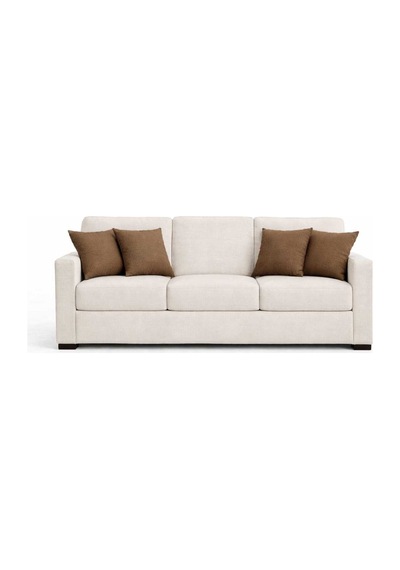 Kadife Dokulu Kahverengi Kırlent Yastık Kılıfı 2 Adet 45 X 45 Cm Açık Kahverengi