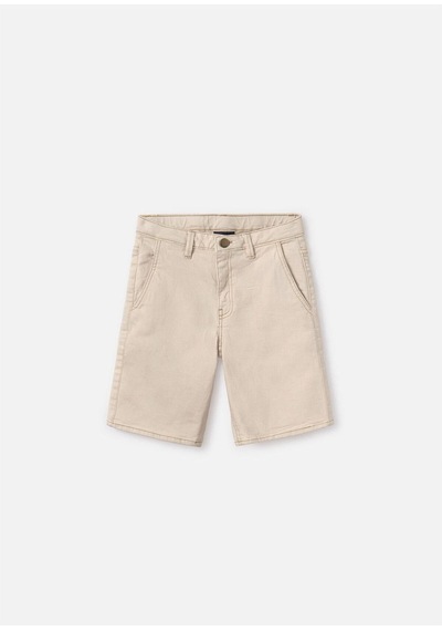 Erkek Çocuk Twill Şort Krem 6206 Krem