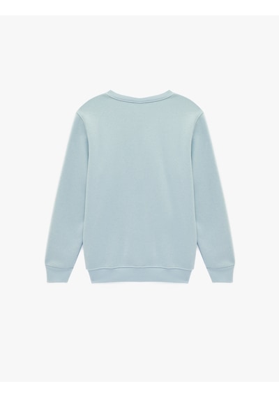 Koton Regular Fit Uzun Kollu Bisiklet Yaka Baskılı Sweatshirt Mavi 6sam70032mk Mavi Koton Regular Fit Uzun Kollu Bisiklet Yaka Baskılı Sweatshirt Mavi 6sam70032mk Mavi