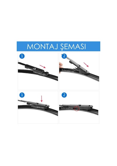 Sentinel Muz Silecek Takımı Nissan Qashqai 2007-2013 İle Uyumlu