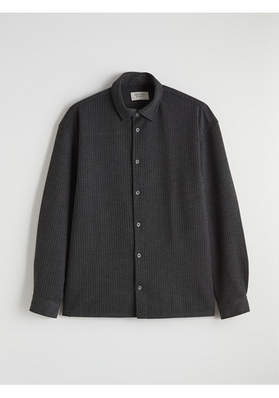 Lcw Vision Gri Regular Fit Dokulu Erkek Gömlek