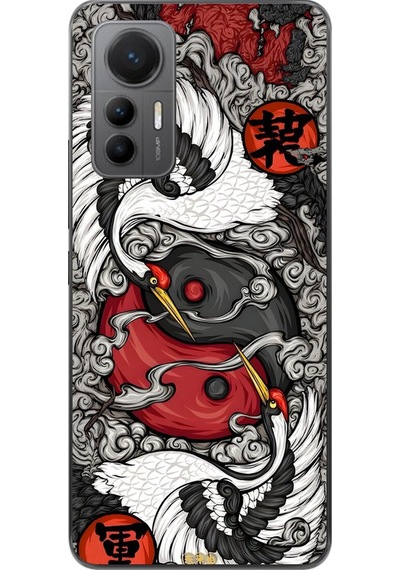 Xiaomi Mi 12 Lite Uyumlu Şeffaf Kılıf Aesthetic 4 Tasarımlı