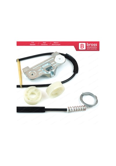 BMW 5 E39 1996-03/1999 4/5 Kapı İçin Arka Sol Cam Kriko Tamir  Set