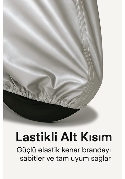 Sym Joymax 250i Uyumlu Motosiklet Brandası - Su Geçirmez, %99 Uv Korumalı, Yansıtıcı, Lastikli