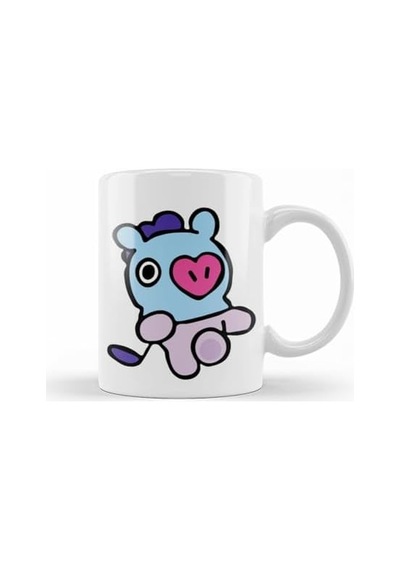 Bts Bt21 Mang Kupa Bardak Porselen Açık Kırmızı
