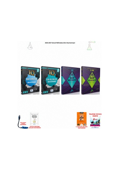Paraf 8. Sınıf Lgs Iq+mor Sayısal 4 Kitap Seti