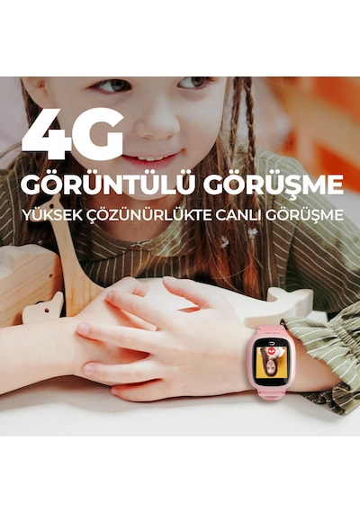 Havit KW11 4G Sim Kartlı Görüntülü Görüşmeli Akıllı Çocuk Saati (İthalatçı Garantili)