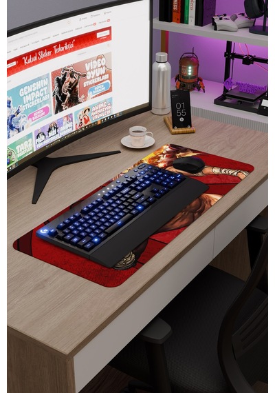 Borderlands Kaymaz Dikişli Kauçuk Oyuncu Mousepad V3 - 70x30 Xl Gaming Mouse Pad Fare Altlığı