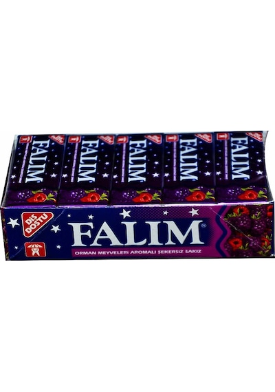 Falım Orman Meyveleri Aromalı Şekersiz Sakız 20 x 7 G