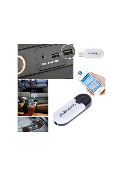 Store Usb Bluetooth 5.0 Ses Alıcı Adaptör Aux 3.5mm Çıkışlı Kablosuz Müzik Alıcısı, Hoparlör Ve Ses Sistemlerini Bluetooth Lu Hale Getiren Dongle Receiver Zr1138
