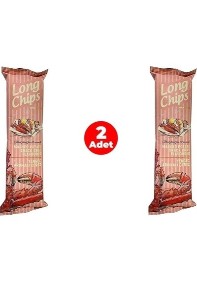Long Chips Yengeç Aromalı Patates Cipsi 75 G 2 Adet