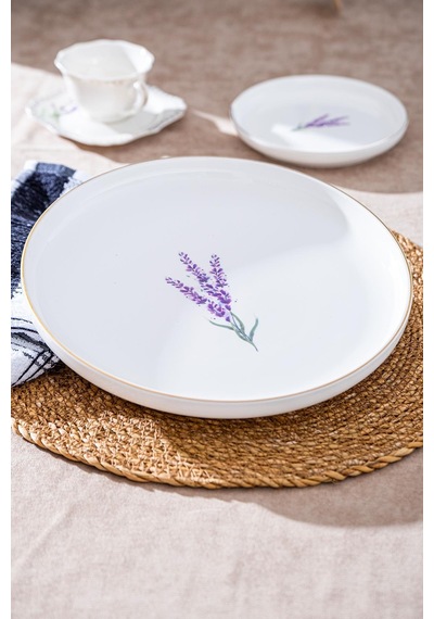Acar Soft Royal Porselen Yuvarlak Tabak - 26 Cm