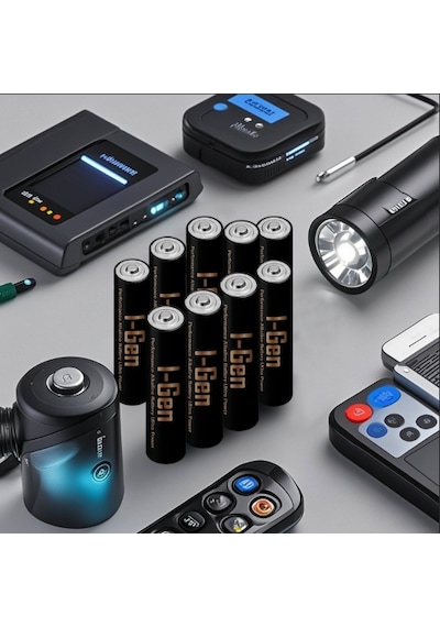 I-gen A175 48'li Paket Ultra Alkalin Pil 24 Adet Lr03 1.5v Aaa İnce Kalem Pil + 24 Adet Lr6 1.5v Aa Kalem Pil